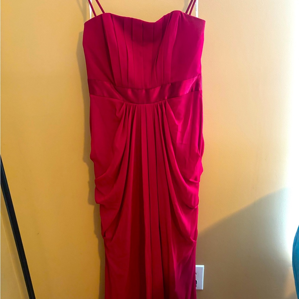 Red David’s bridal dress